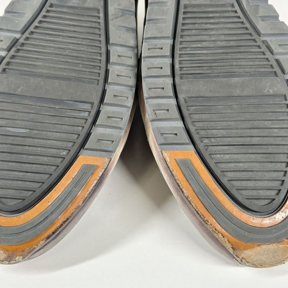 Magnanni Ibiza Mens Sneakers Shoes Size 11 Water Distressed Calf Skin 22652 Grey - Picture 15 of 16